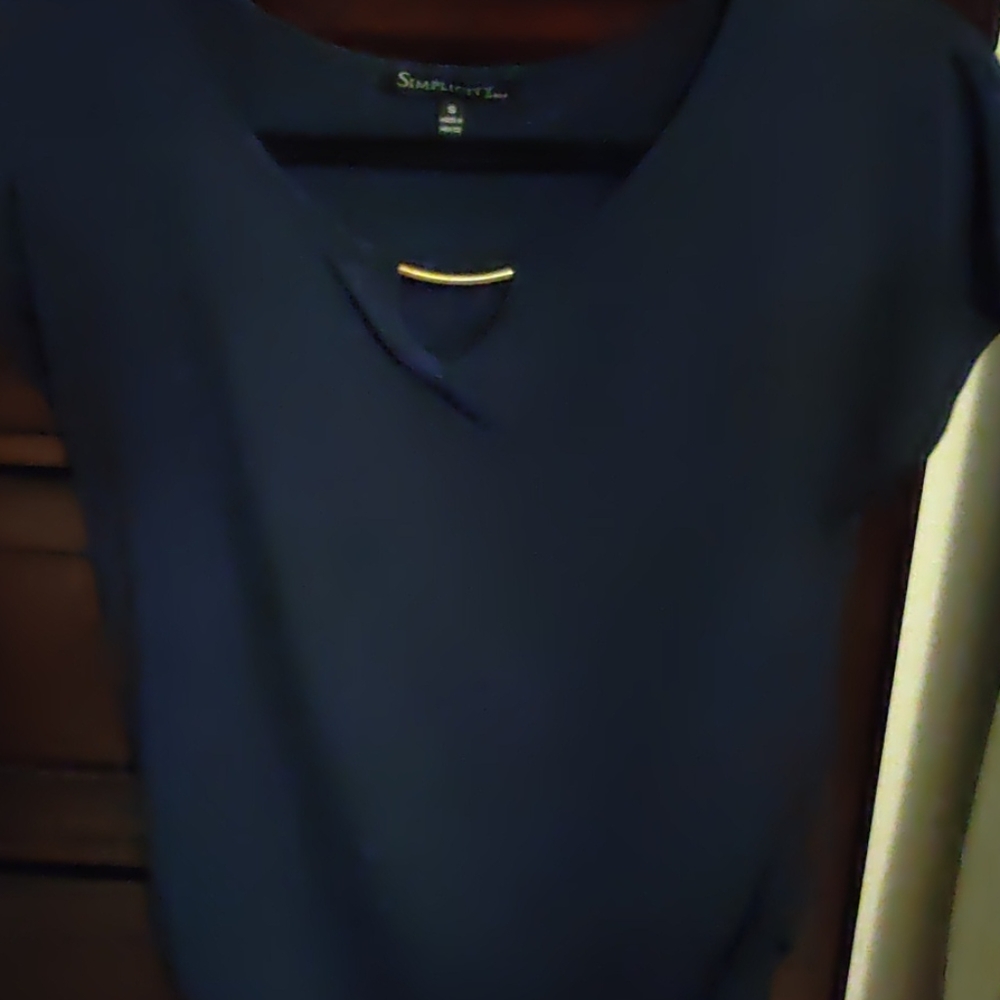 Navy blouse